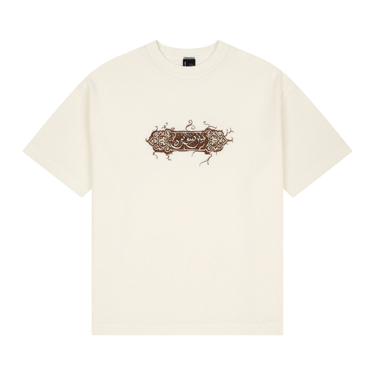 Derschutze "aziza" waffle T Shirt ecru