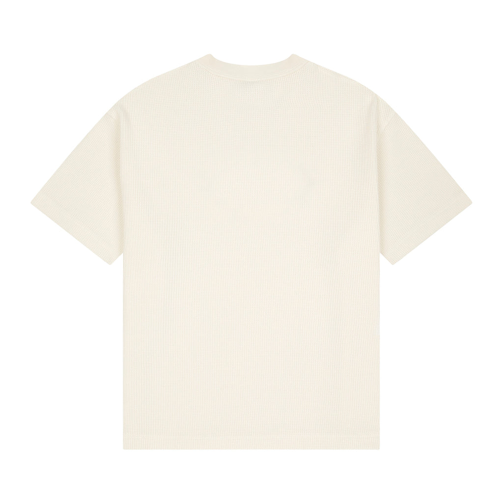 Derschutze "aziza" waffle T Shirt ecru