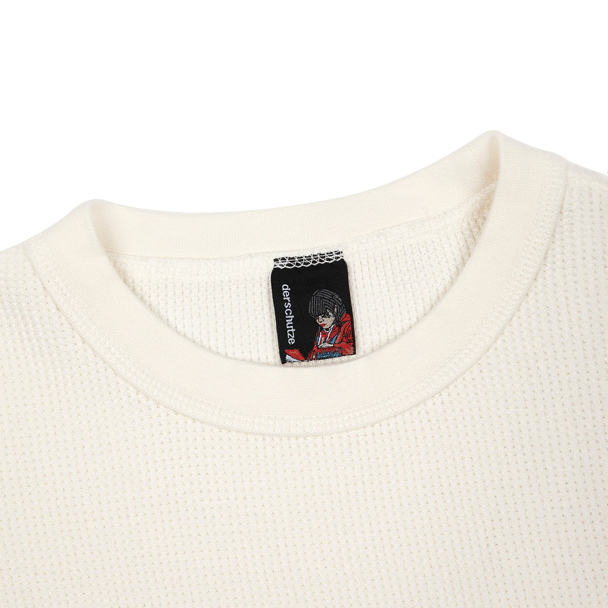 Derschutze "aziza" waffle T Shirt ecru