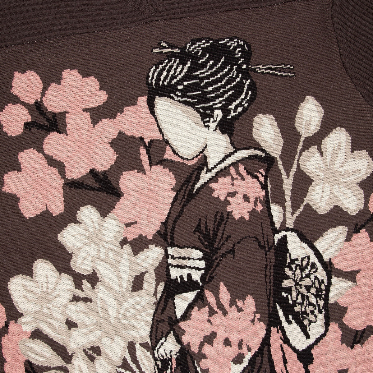 Derschutze "yakuza v2" knitted Jersey brown