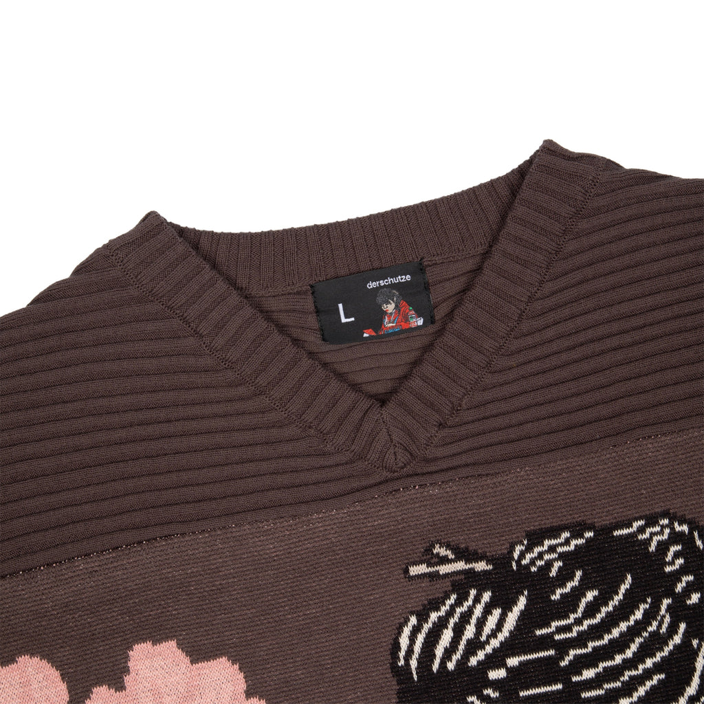 Derschutze "yakuza v2" knitted Jersey brown