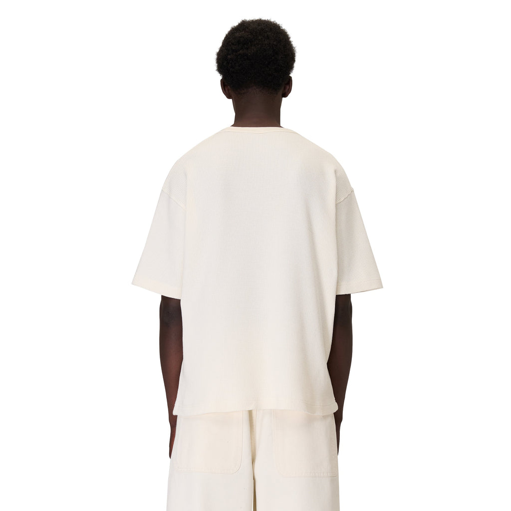 Derschutze "aziza" waffle T Shirt ecru